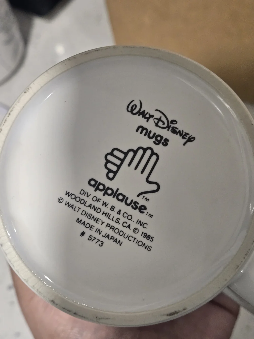 Vintage 1985 Disney Mickey and Minnie Mouse Mug